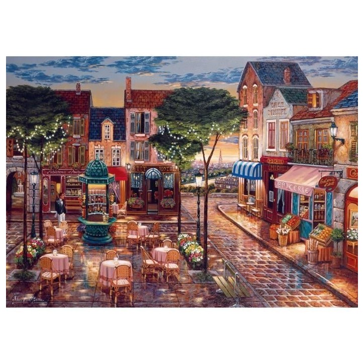 Puzzle 1000 pieces Paris en peinture, Adultes & enfants des 14 ans, Puzzle de qualité supérieure, 12000521, Ravensburger