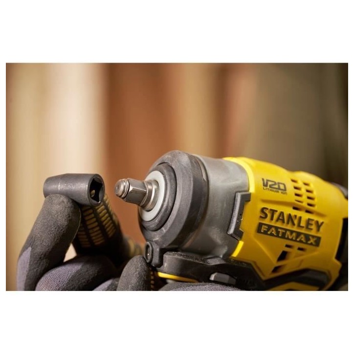 Boulonneuse a chocs sans fil - 18V - Stanley Fatmax - Brushless - SFMCF910B-XJ - Sans batterie Boulonneuse a chocs sans fil - 18V - Stanley Fatmax - Brushless - SFMCF910B-XJ - Sans batterie
