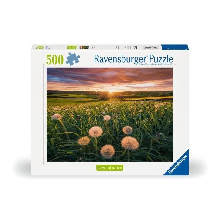 Puzzle 500 pieces Pissenlits au crépuscule, Des 12 ans, Puzzle de qualité supérieure, 12000592, Ravensburger Puzzle 500 pieces Pissenlits au crépuscule, Des 12 ans, Puzzle de qualité supérieure, 12000592, Ravensburger
