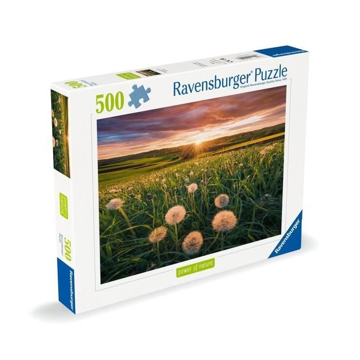Puzzle 500 pieces Pissenlits au crépuscule, Des 12 ans, Puzzle de qualité supérieure, 12000592, Ravensburger Puzzle 500 pieces Pissenlits au crépuscule, Des 12 ans, Puzzle de qualité supérieure, 12000592, Ravensburger