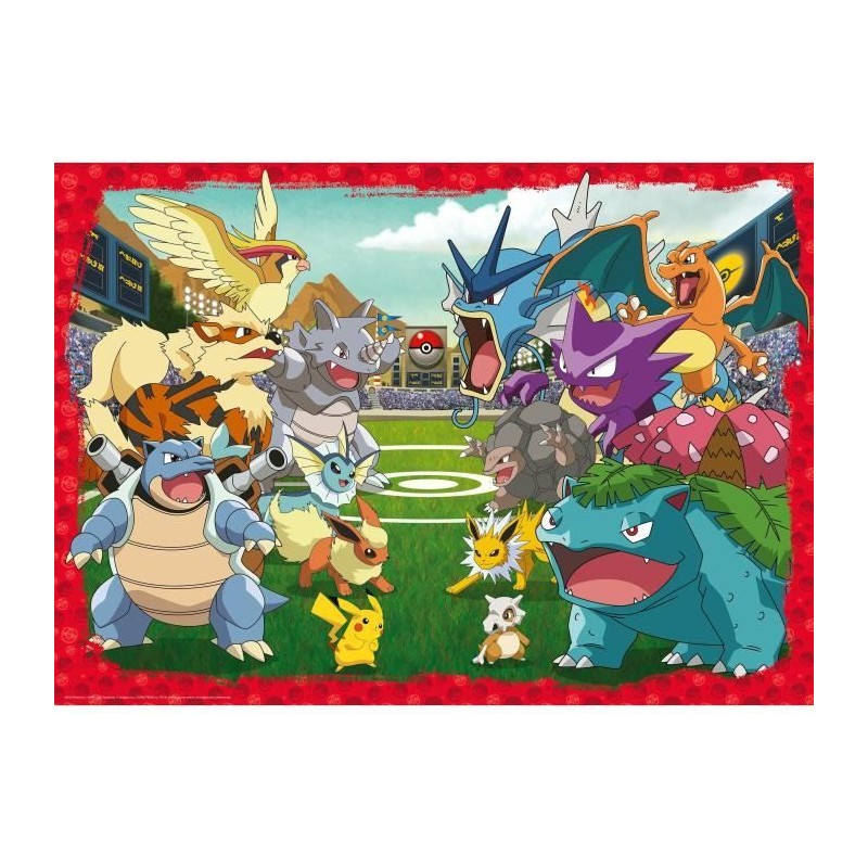Puzzle 1000 pieces Pokémon l'affrontement, Adultes et enfants dés 14 Puzzle 1000 pieces Pokémon l'affrontement, Adultes et enfants dés 14
