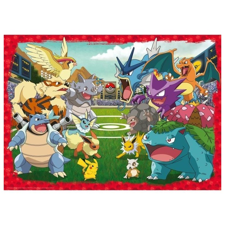 Puzzle 1000 pieces Pokémon l'affrontement, Adultes et enfants dés 14 ans, Puzzle de qualité supérieure, 12000628, Ravensburg