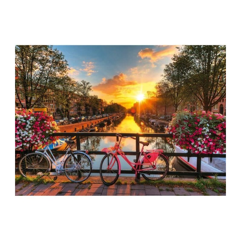 Puzzle 1000 pieces Vélos a Amsterdam, Adultes & enfants des 14 ans, P Puzzle 1000 pieces Vélos a Amsterdam, Adultes & enfants des 14 ans, P