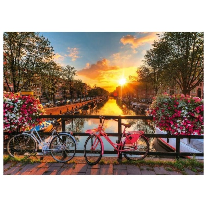 Puzzle 1000 pieces Vélos a Amsterdam, Adultes & enfants des 14 ans, Puzzle de qualité supérieure, 12000662, Ravensburger Puzzle 1000 pieces Vélos a Amsterdam, Adultes & enfants des 14 ans, Puzzle de qualité supérieure, 12000662, Ravensburger