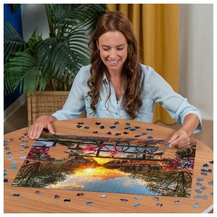 Puzzle 1000 pieces Vélos a Amsterdam, Adultes & enfants des 14 ans, Puzzle de qualité supérieure, 12000662, Ravensburger Puzzle 1000 pieces Vélos a Amsterdam, Adultes & enfants des 14 ans, Puzzle de qualité supérieure, 12000662, Ravensburger