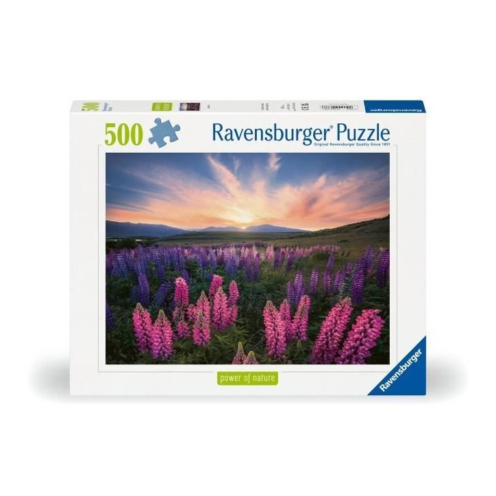 Puzzle 500 pieces Les lupins (Nature edition), Des 12 ans , Puzzle de qualité supérieure, 12000688, Ravensburger Puzzle 500 pieces Les lupins (Nature edition), Des 12 ans , Puzzle de qualité supérieure, 12000688, Ravensburger