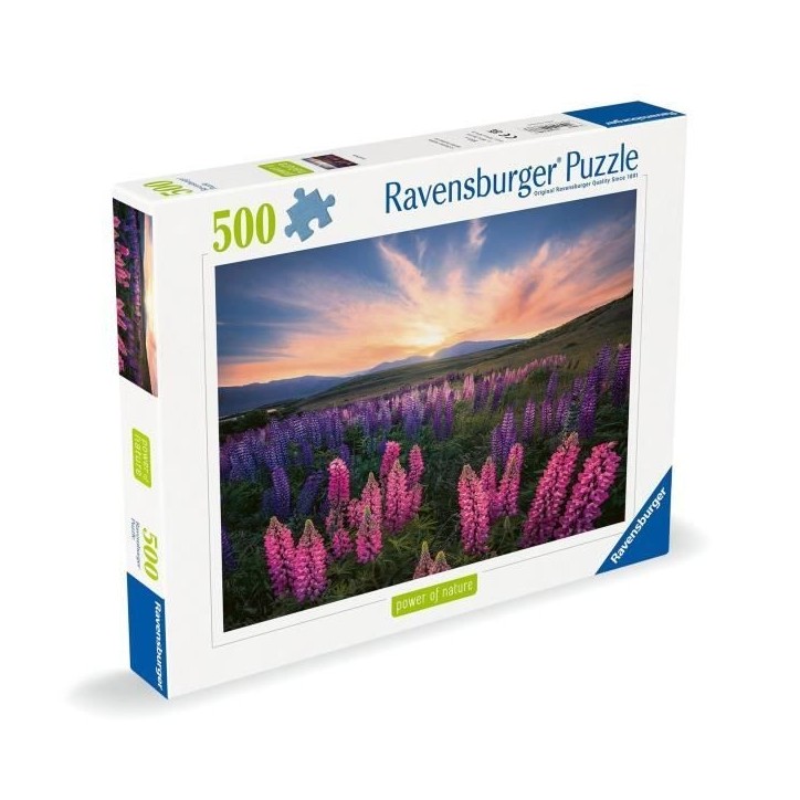 Puzzle 500 pieces Les lupins (Nature edition), Des 12 ans , Puzzle de qualité supérieure, 12000688, Ravensburger Puzzle 500 pieces Les lupins (Nature edition), Des 12 ans , Puzzle de qualité supérieure, 12000688, Ravensburger