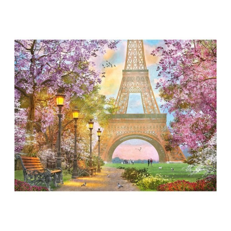 Puzzle 1500 pieces Amour a Paris, Adultes & enfants des 14 ans, Puzzle Puzzle 1500 pieces Amour a Paris, Adultes & enfants des 14 ans, Puzzle