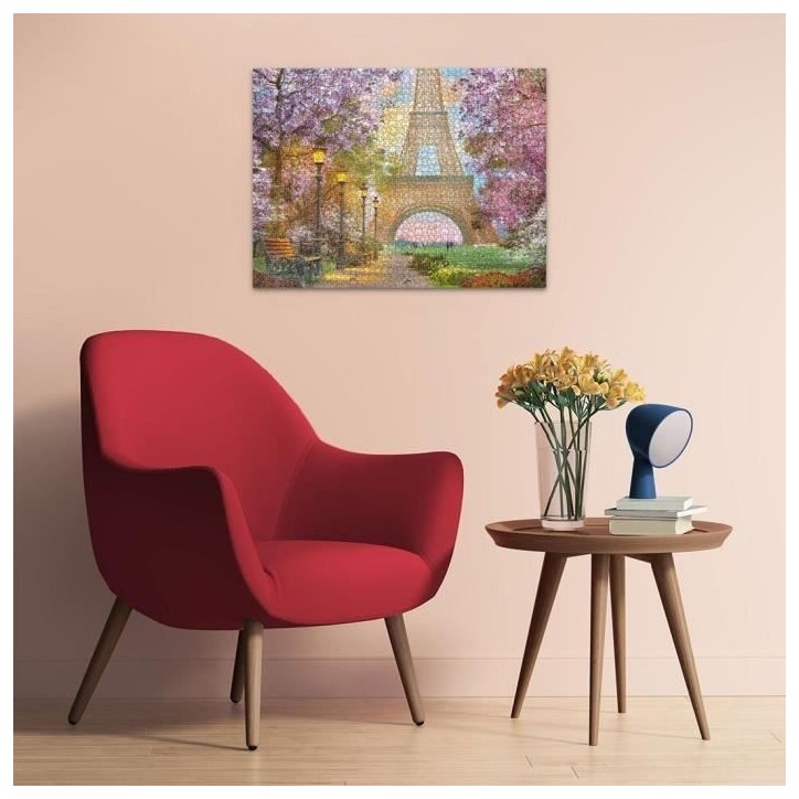 Puzzle 1500 pieces Amour a Paris, Adultes & enfants des 14 ans, Puzzle de qualité supérieure 80x60cm, 12000694, Ravensburger Puzzle 1500 pieces Amour a Paris, Adultes & enfants des 14 ans, Puzzle de qualité supérieure 80x60cm, 12000694, Ravensburger