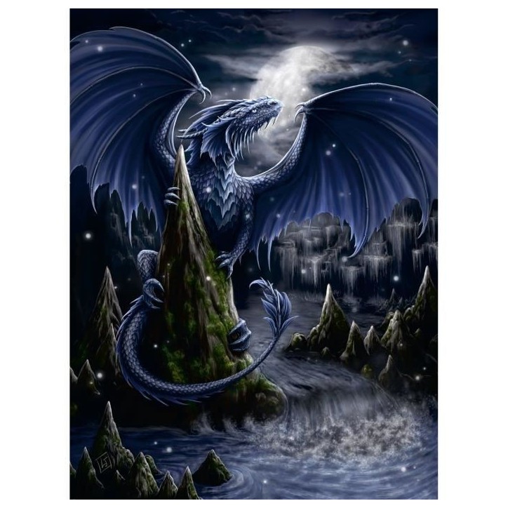 Puzzle 1500 pieces Le dragon bleu, Adultes & enfants Des 5 ans, 12000731, Ravensburger Puzzle 1500 pieces Le dragon bleu, Adultes & enfants Des 5 ans, 12000731, Ravensburger