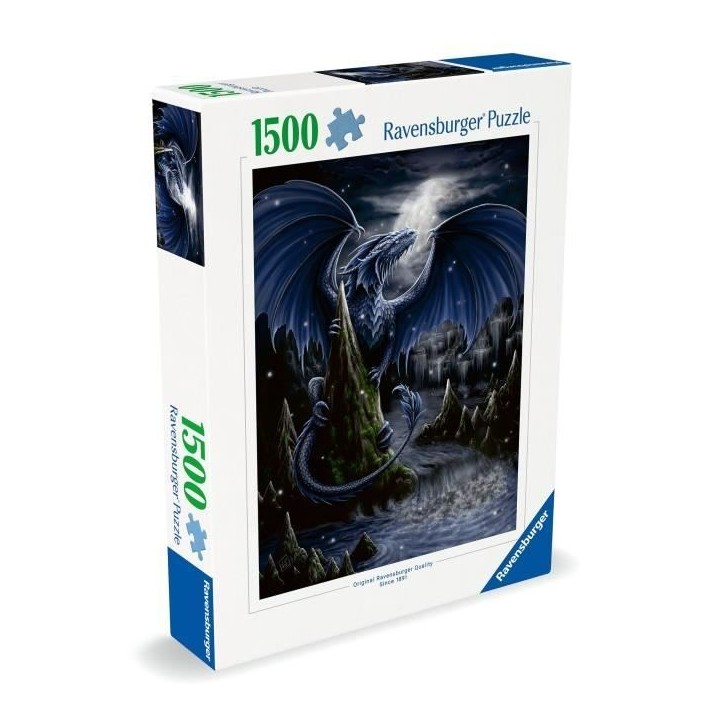 Puzzle 1500 pieces Le dragon bleu, Adultes & enfants Des 5 ans, 12000731, Ravensburger Puzzle 1500 pieces Le dragon bleu, Adultes & enfants Des 5 ans, 12000731, Ravensburger