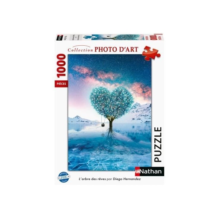 Nathan-Puzzle 1000 pieces-L'arbre des reves/Diego Hernandez-Adultes et enfants des 14 ans-Puzzle de qualité supérieure-1200090 Nathan-Puzzle 1000 pieces-L'arbre des reves/Diego Hernandez-Adultes et enfants des 14 ans-Puzzle de qualité supérieure-1200090