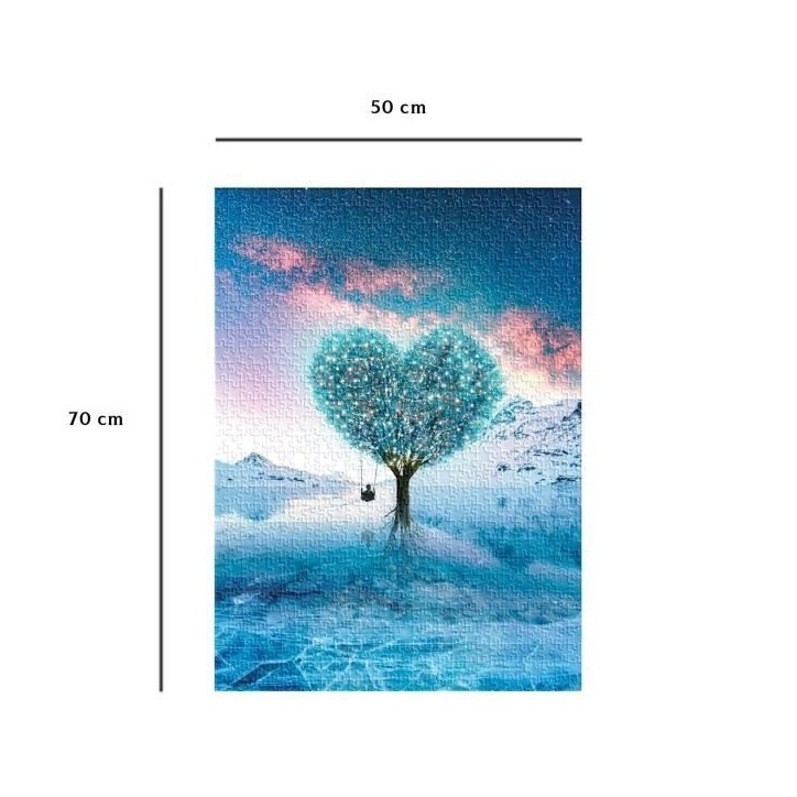 Nathan-Puzzle 1000 pieces-L'arbre des reves/Diego Hernandez-Adultes et enfants des 14 ans-Puzzle de qualité supérieure-1200090 Nathan-Puzzle 1000 pieces-L'arbre des reves/Diego Hernandez-Adultes et enfants des 14 ans-Puzzle de qualité supérieure-1200090