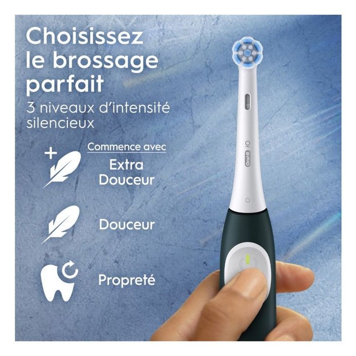 Brosse a dents électrique - ORAL-B - iO2 - Vert Foret - 3 modes de brossage - Minuteur 2 minutes Brosse a dents électrique - ORAL-B - iO2 - Vert Foret - 3 modes de brossage - Minuteur 2 minutes