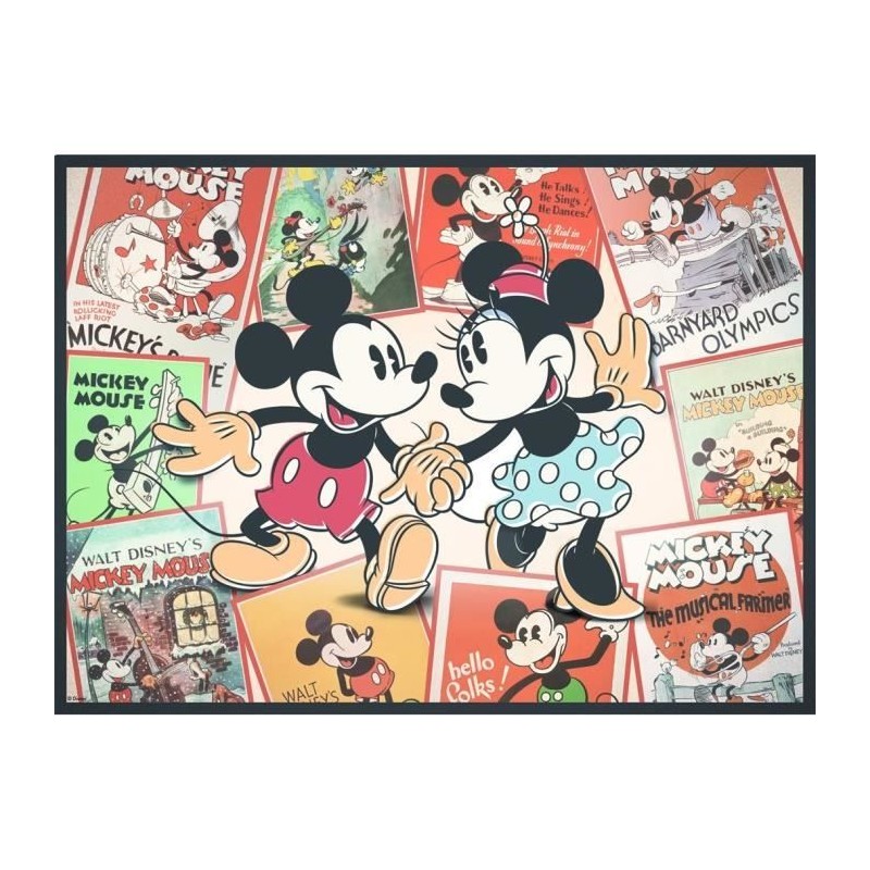 Puzzle 500 pieces Souvenirs de Mickey, Disney, Adultes et enfants, des Puzzle 500 pieces Souvenirs de Mickey, Disney, Adultes et enfants, des