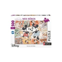 Puzzle 500 pieces Souvenirs de Mickey, Disney, Adultes et enfants, des