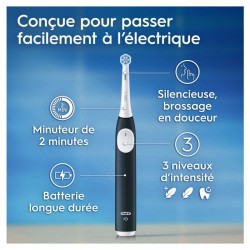 Brosse a dents électrique - ORAL-B - iO2 - Vert Foret - 3 modes de br