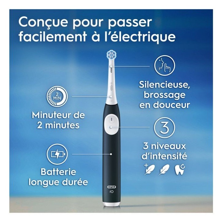 Brosse a dents électrique - ORAL-B - iO2 - Vert Foret - 3 modes de brossage - Minuteur 2 minutes Brosse a dents électrique - ORAL-B - iO2 - Vert Foret - 3 modes de brossage - Minuteur 2 minutes