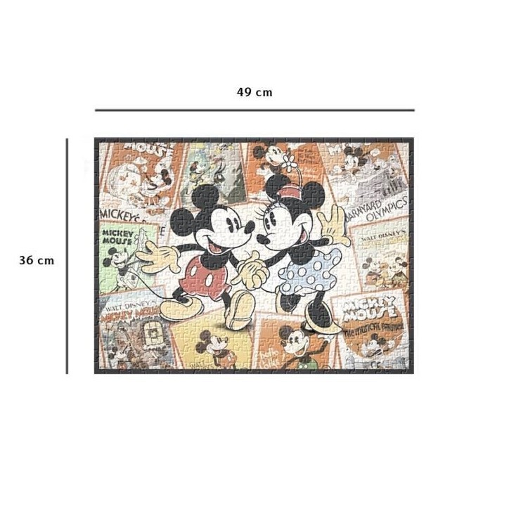 Puzzle 500 pieces Souvenirs de Mickey, Disney, Adultes et enfants, des 12 ans, 12000969, Nathan Puzzle 500 pieces Souvenirs de Mickey, Disney, Adultes et enfants, des 12 ans, 12000969, Nathan