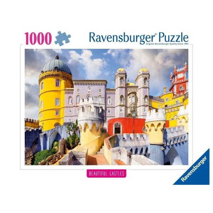 Puzzle 1000 pieces Palais national de Pena, Portugal, Collection Highlight, des 14 ans, Palais, 12001314, Ravensburger