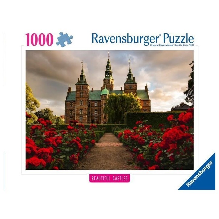 Puzzle 1000 pieces Château de Rosenborg, Danemark, Collection Highlight, des 14 ans, Château, 12001336, Ravensburger Puzzle 1000 pieces Château de Rosenborg, Danemark, Collection Highlight, des 14 ans, Château, 12001336, Ravensburger