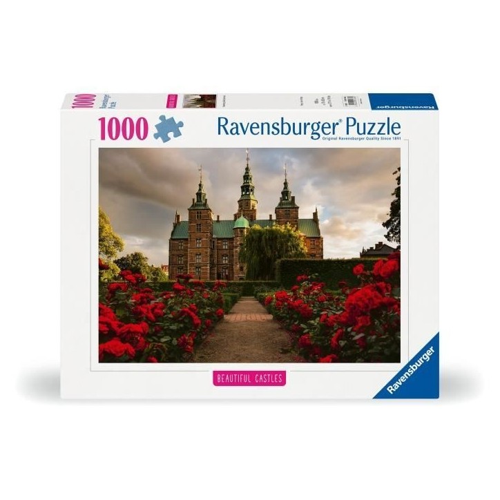 Puzzle 1000 pieces Château de Rosenborg, Danemark, Collection Highlight, des 14 ans, Château, 12001336, Ravensburger Puzzle 1000 pieces Château de Rosenborg, Danemark, Collection Highlight, des 14 ans, Château, 12001336, Ravensburger