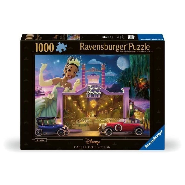 Puzzle 1000 pieces Tiana, Collection Disney Princesses, des 14 ans, Puzzle de qualité supérieure, Disney, 12001343, Ravensburg Puzzle 1000 pieces Tiana, Collection Disney Princesses, des 14 ans, Puzzle de qualité supérieure, Disney, 12001343, Ravensburg