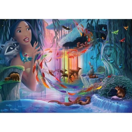Puzzle 1000 pieces Pocahontas, Collection Disney Princesses, des 14 an