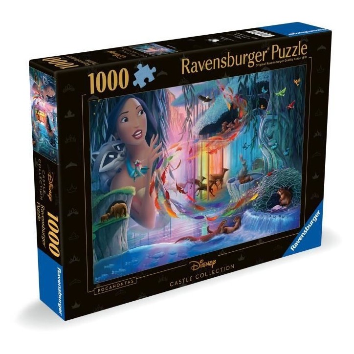 Puzzle 1000 pieces Pocahontas, Collection Disney Princesses, des 14 ans, Disney, 12001344, Ravensburger Puzzle 1000 pieces Pocahontas, Collection Disney Princesses, des 14 ans, Disney, 12001344, Ravensburger