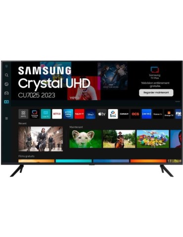 TV LED - SAMSUNG - 43AU7020 - 43'' (108 cm) - Crystal UHD 4K 3840x2160 - HDR - Smart TV - Gaming HUB - 3xHDMI