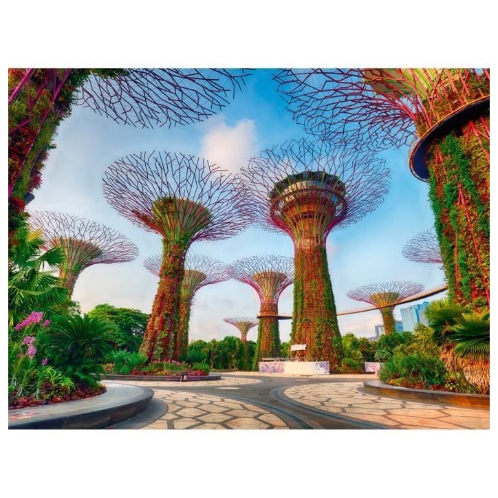 Puzzle 1500 pieces Jardin de la baie de Singapour, des 14 ans, Puzzle de qualité supérieure, Singapour, 12001396, Ravensburger Puzzle 1500 pieces Jardin de la baie de Singapour, des 14 ans, Puzzle de qualité supérieure, Singapour, 12001396, Ravensburger