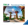 Puzzle 1500 pieces Jardin de la baie de Singapour, des 14 ans, Puzzle