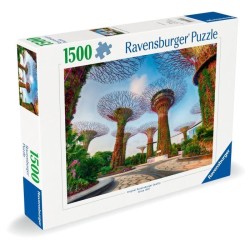 Puzzle 1500 pieces Jardin de la baie de Singapour, des 14 ans, Puzzle
