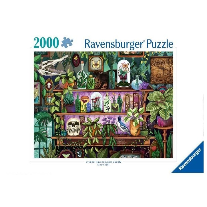 Puzzle 2000 pieces, Des 14 ans, Bibelots et objets de sorciere, Puzzle de qualité premium fabriqué en Europe, Plantes, 1200141 Puzzle 2000 pieces, Des 14 ans, Bibelots et objets de sorciere, Puzzle de qualité premium fabriqué en Europe, Plantes, 1200141