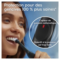 Brosse a dents électrique - ORAL-B - iO2 - Noir - 3 modes de brossage