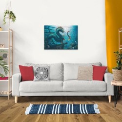 Puzzle 1000 pieces Dragon, sirene et tortues des profondeurs, des 14 a