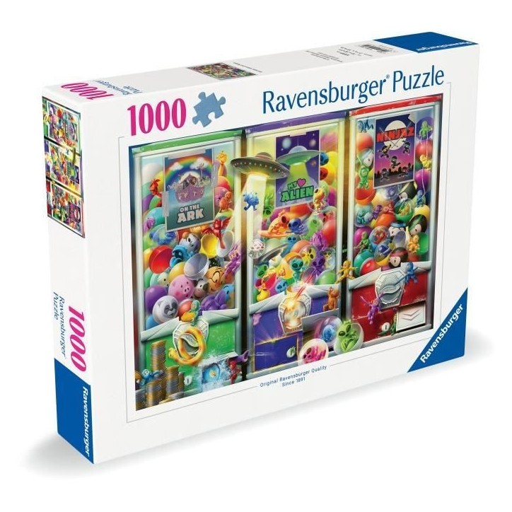 Puzzle 1000 pieces Animaux, aliens et ninjas, des 14 ans, Puzzle de qualité supérieure, Nombreux, 12001482, Ravensburger Puzzle 1000 pieces Animaux, aliens et ninjas, des 14 ans, Puzzle de qualité supérieure, Nombreux, 12001482, Ravensburger