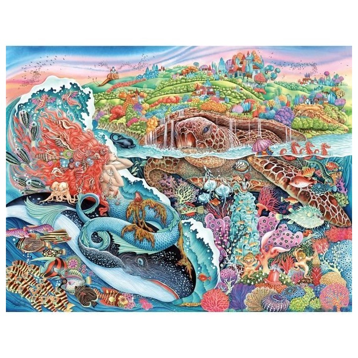 Puzzle 2000 pieces, Puzzle Adultes, Des 14 ans, Le mythe de Thalassa, Mer , 12001484, Ravensburger Puzzle 2000 pieces, Puzzle Adultes, Des 14 ans, Le mythe de Thalassa, Mer , 12001484, Ravensburger