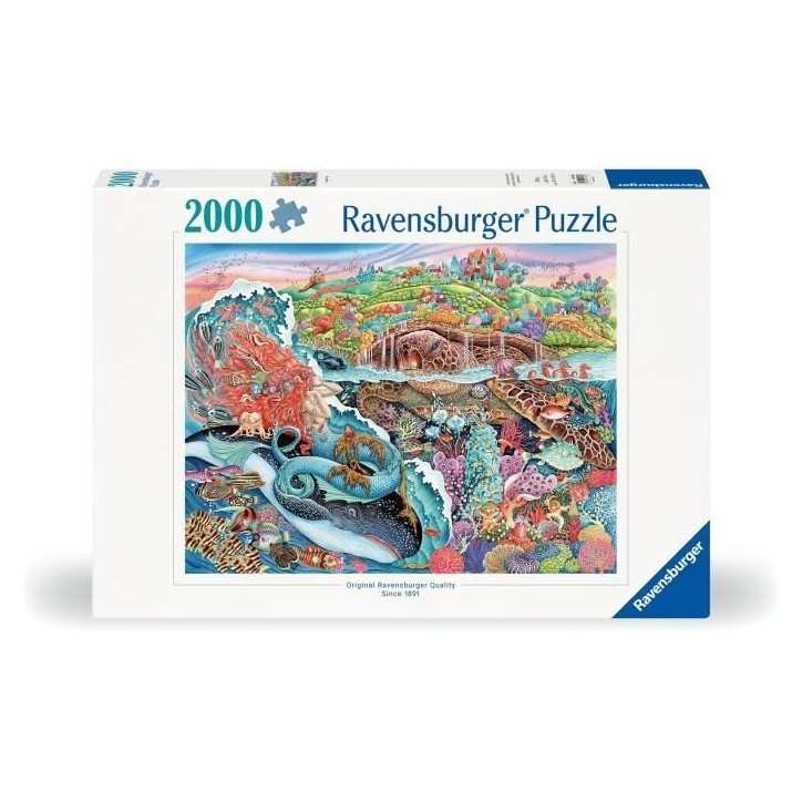 Puzzle 2000 pieces, Puzzle Adultes, Des 14 ans, Le mythe de Thalassa, Mer , 12001484, Ravensburger Puzzle 2000 pieces, Puzzle Adultes, Des 14 ans, Le mythe de Thalassa, Mer , 12001484, Ravensburger