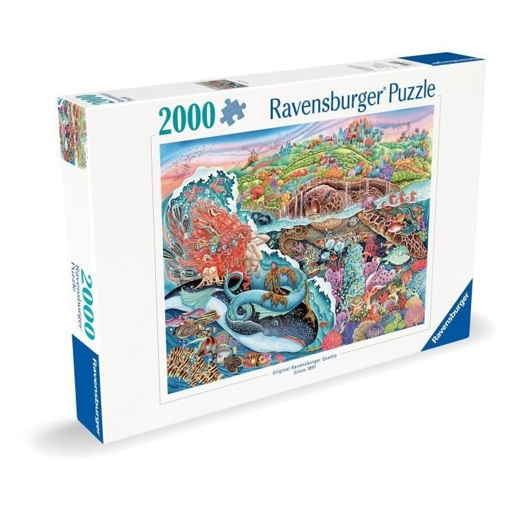 Puzzle 2000 pieces, Puzzle Adultes, Des 14 ans, Le mythe de Thalassa, Mer , 12001484, Ravensburger Puzzle 2000 pieces, Puzzle Adultes, Des 14 ans, Le mythe de Thalassa, Mer , 12001484, Ravensburger