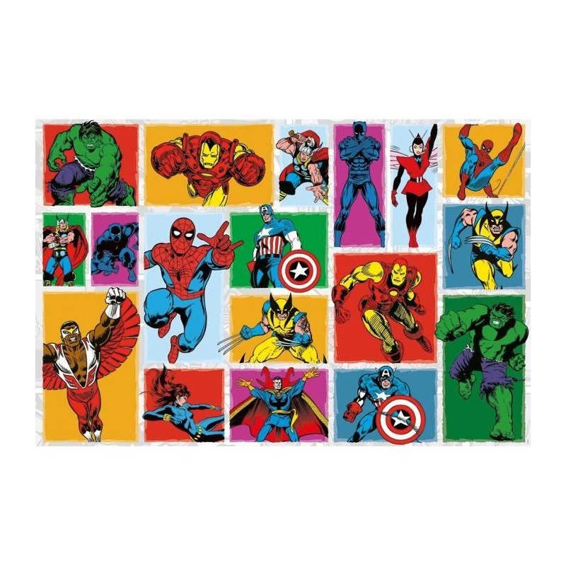 Puzzle 3000 pieces Retro Marvel, Adultes et enfants des 14 ans, Puzzle Puzzle 3000 pieces Retro Marvel, Adultes et enfants des 14 ans, Puzzle