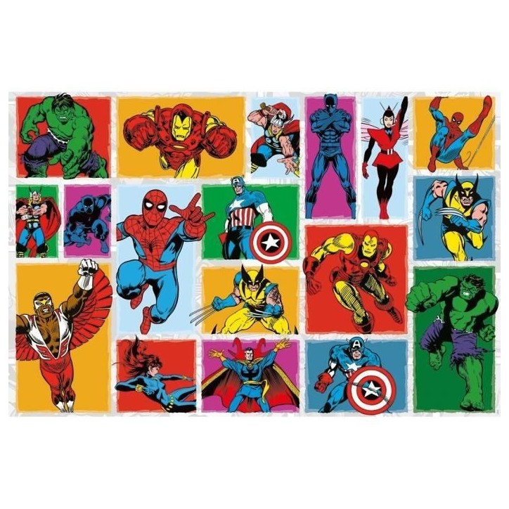 Puzzle 3000 pieces Retro Marvel, Adultes et enfants des 14 ans, Puzzle de qualité supérieure, Collection Mes Héros, 12001549, Puzzle 3000 pieces Retro Marvel, Adultes et enfants des 14 ans, Puzzle de qualité supérieure, Collection Mes Héros, 12001549,