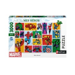 Puzzle 3000 pieces Retro Marvel, Adultes et enfants des 14 ans, Puzzle