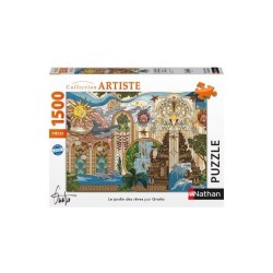 Puzzle 1500 pieces Le jardin des reves, des 14 ans, Puzzle de qualité