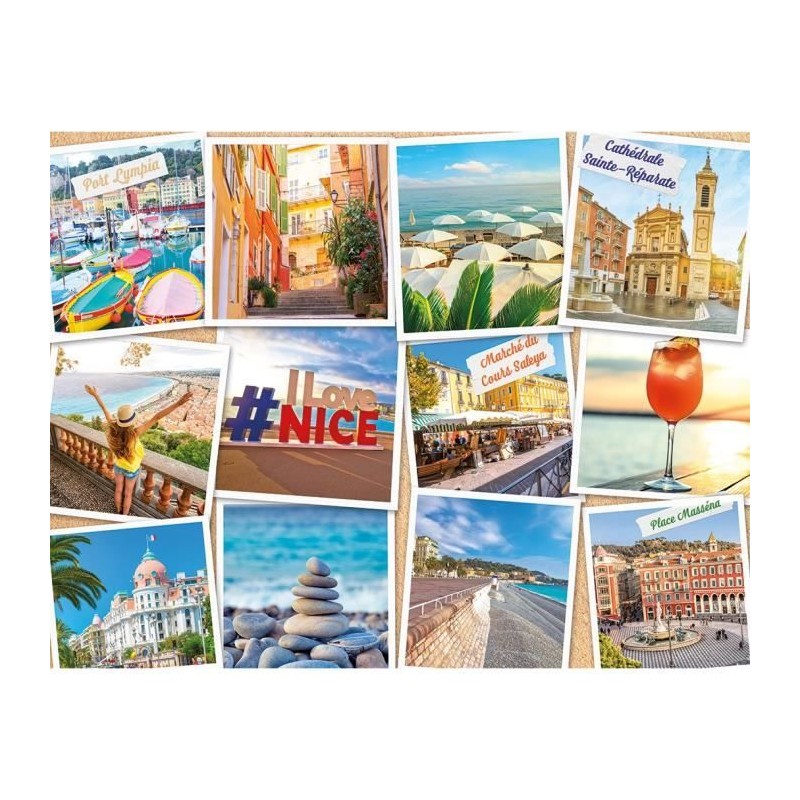 Puzzle 2000 pieces Nice, Côte d'Azur, Adultes et enfants des 14 ans, Puzzle 2000 pieces Nice, Côte d'Azur, Adultes et enfants des 14 ans,