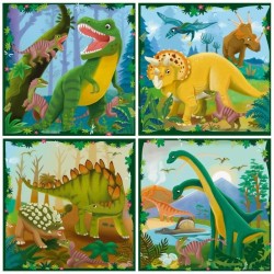 Puzzle Enfant, Puzzle UP!, Les dinosaures, des 4 ans, 12004003, Ravens