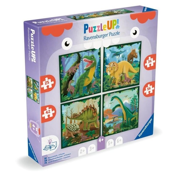 Puzzle Enfant, Puzzle UP!, Les dinosaures, des 4 ans, 12004003, Ravensburger Puzzle Enfant, Puzzle UP!, Les dinosaures, des 4 ans, 12004003, Ravensburger