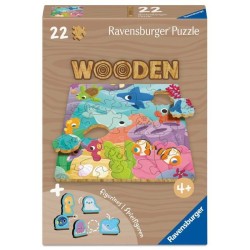 Monde sous-marin - Puzzle bois