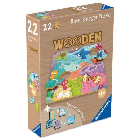 Monde sous-marin - Puzzle bois