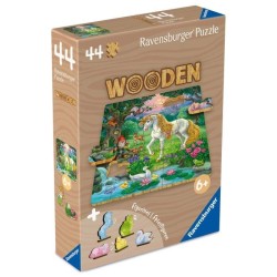 Les licornes - Puzzle bois 44 pieces